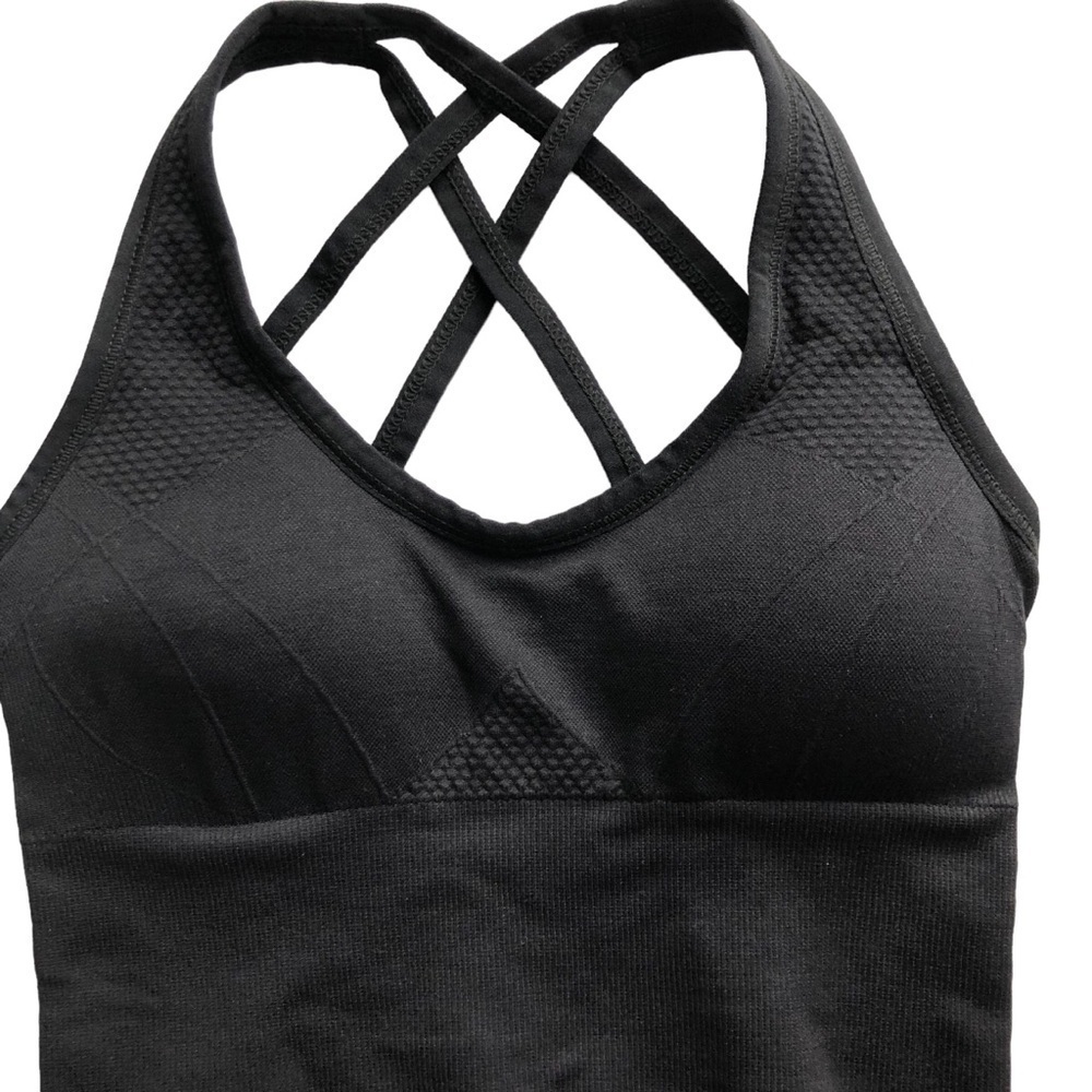 Zella Black Strappy Sports Bra Size XS